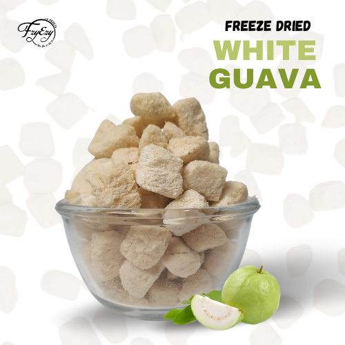 Freeze Dried White Guava Chunks