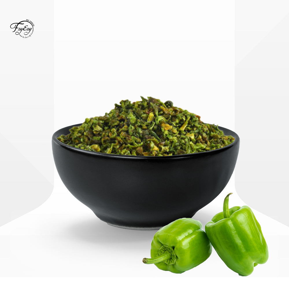 Freeze-Dried Green Bell Pepper Slice