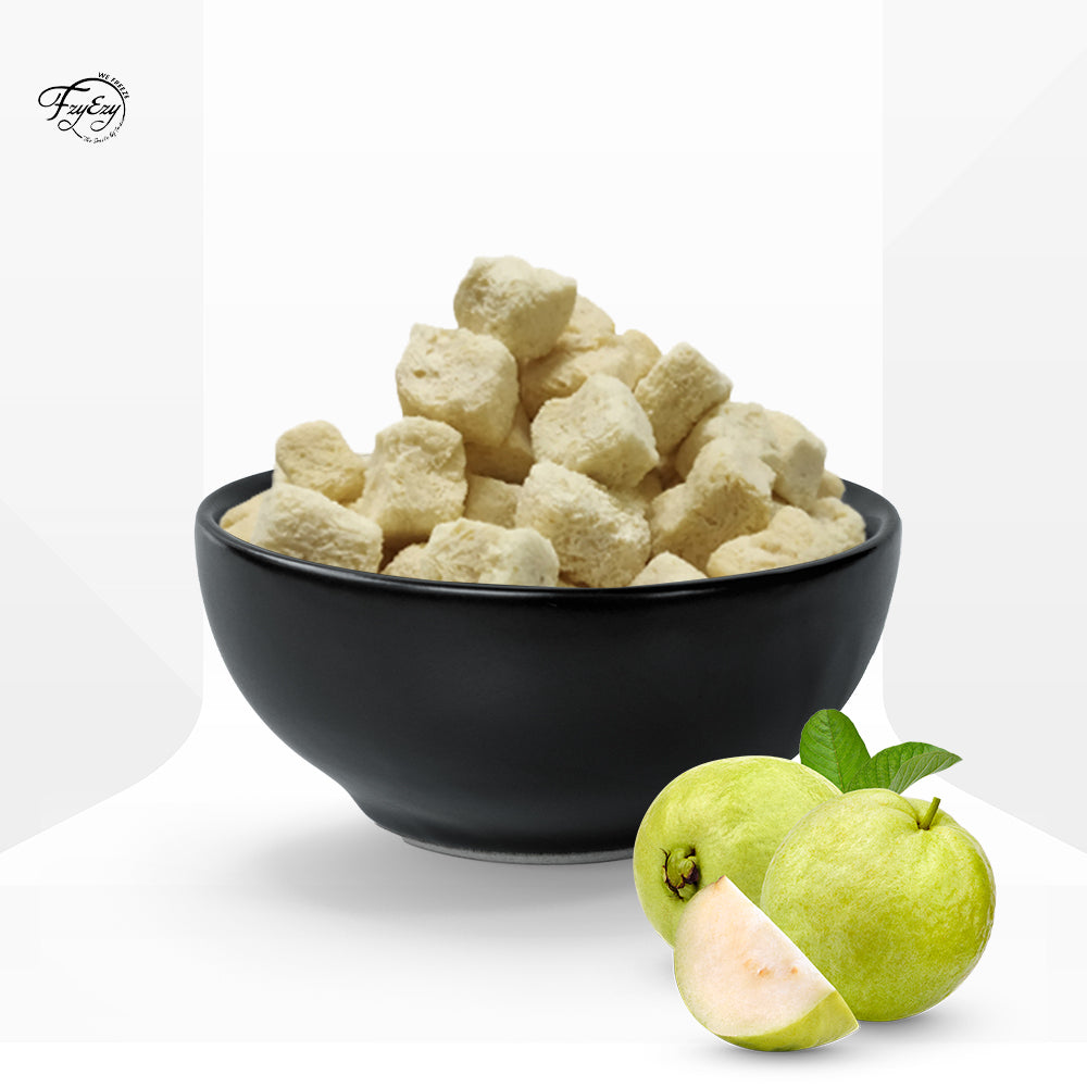 Freeze Dried White Guava Chunks