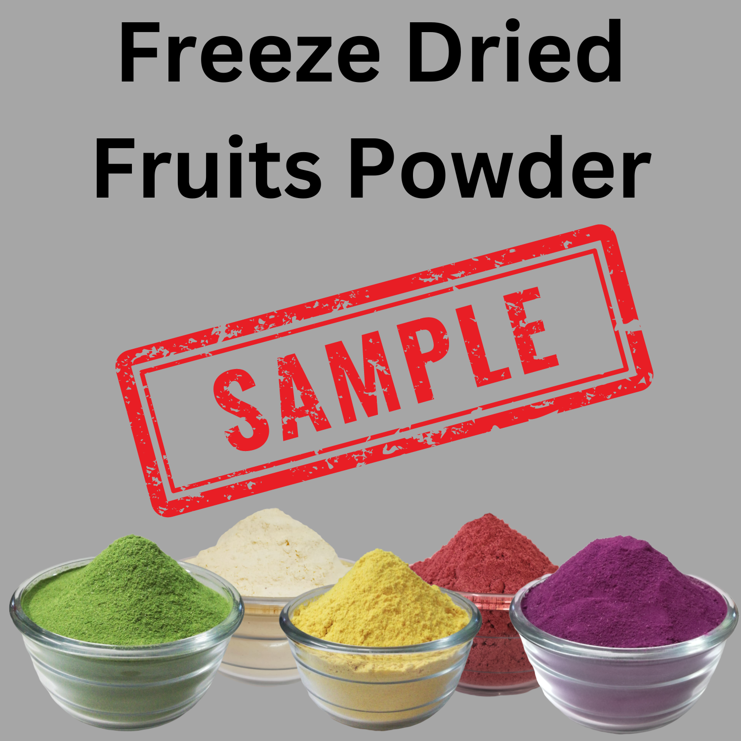 Fruits Powder Samples (Any 5 Products)