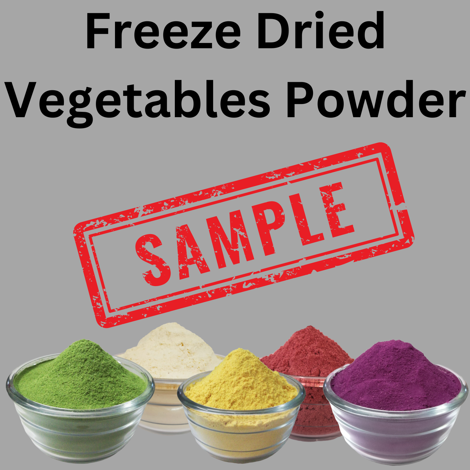 Vegetables Powder Samples (Any 5 Products)