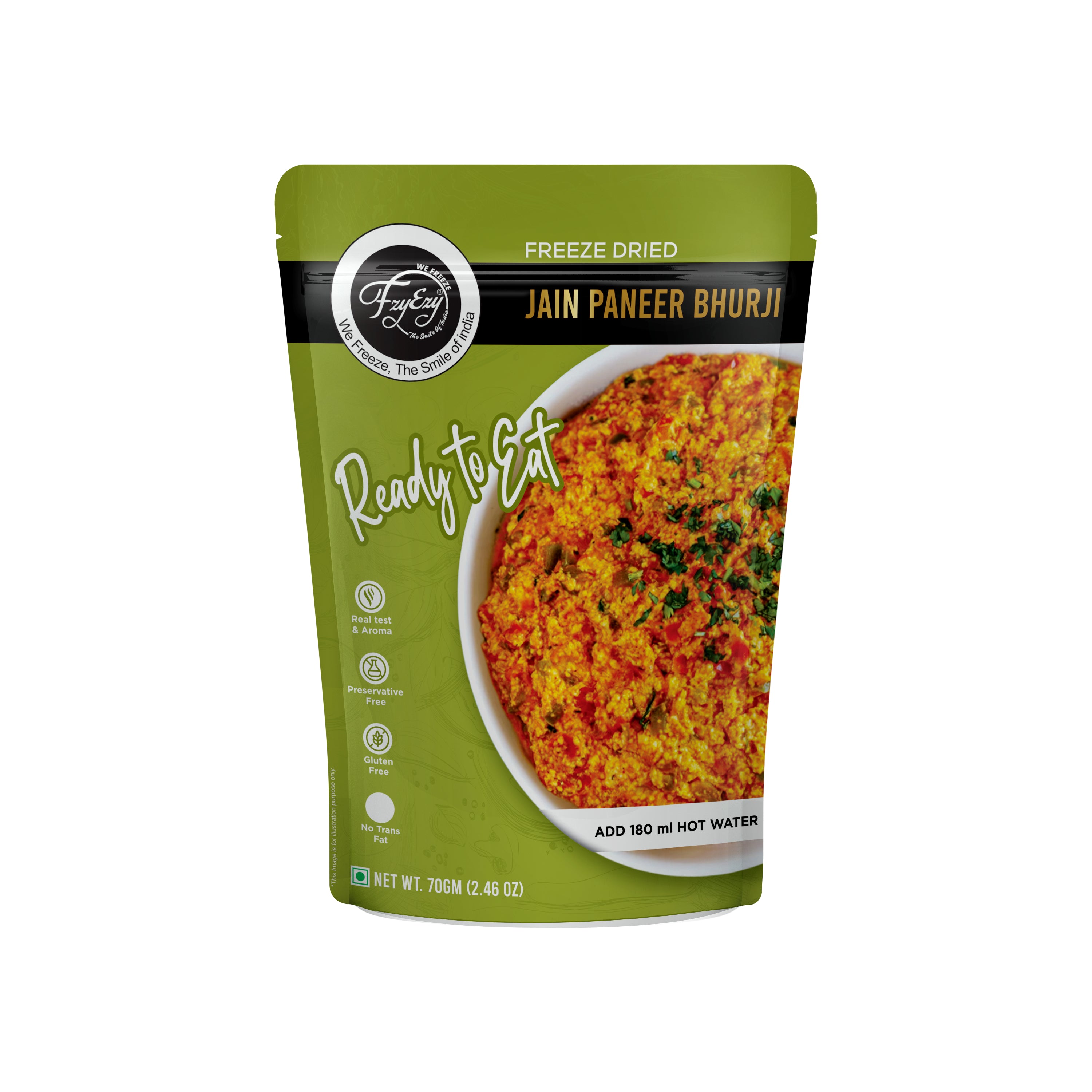 Freeze Dried Jain Paneer Bhurji