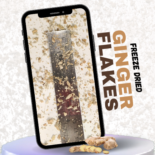 Freeze Dried Ginger Flakes Cut