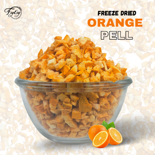 Freeze Dried Orange Peel Flakes Cut