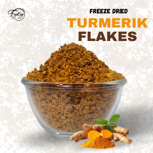 Freeze Dried Turmeric Flakes Cut