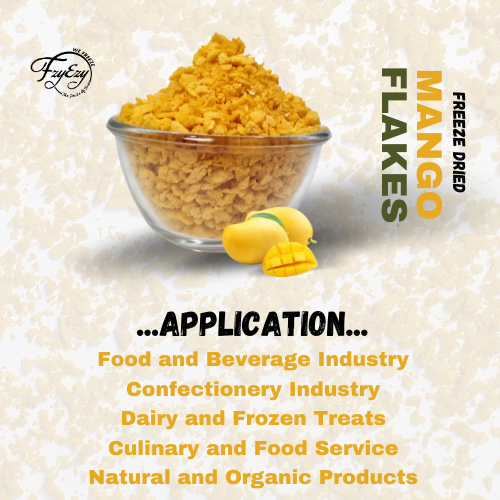 Freeze Dried Mango Flakes Cut