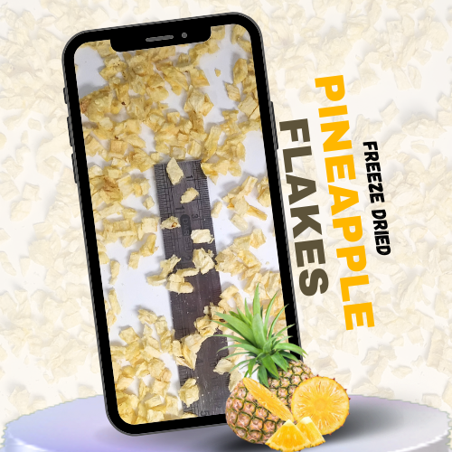 Freeze Dried Pineapple Flakes Cut