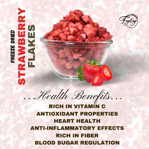 Freeze Dried Strawberry Flakes Cut