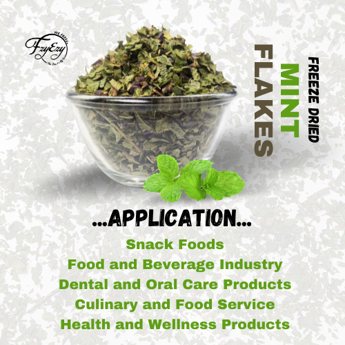 Freeze Dried Mint Flakes Cut