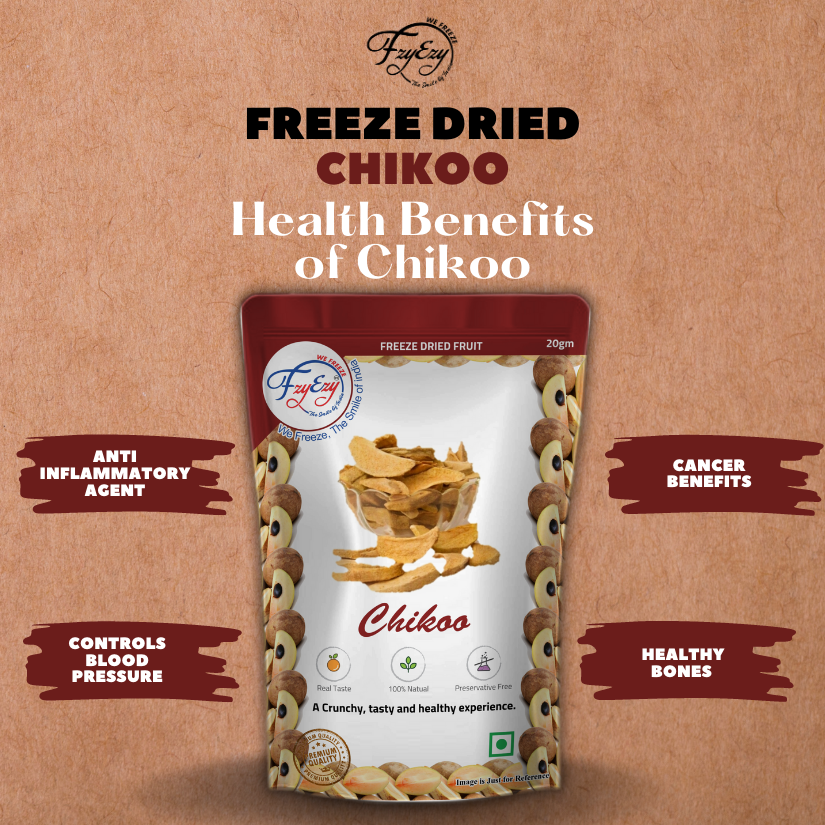 Freeze Dried Chikoo Slice