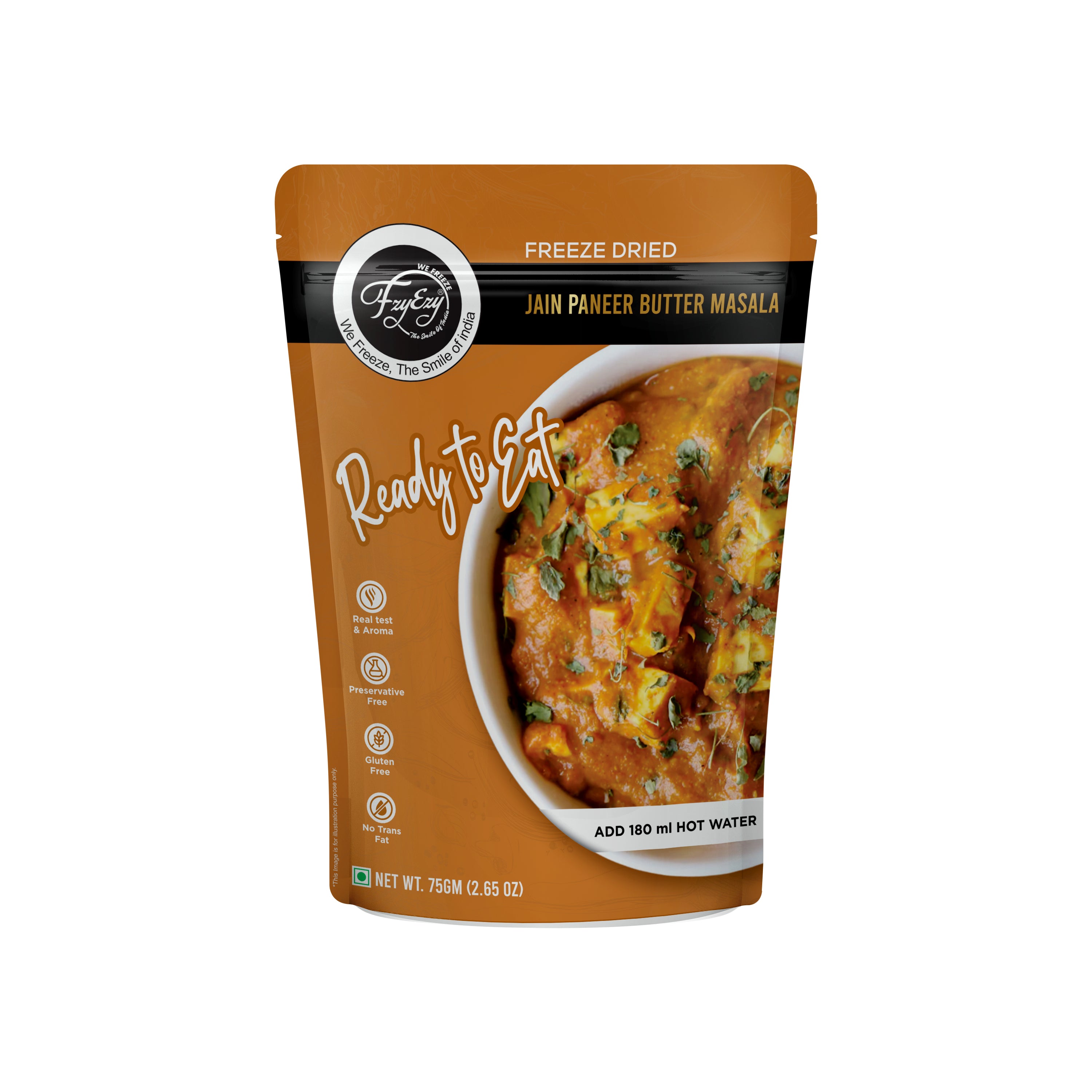 Freeze Dried Jain Paneer Butter Masala