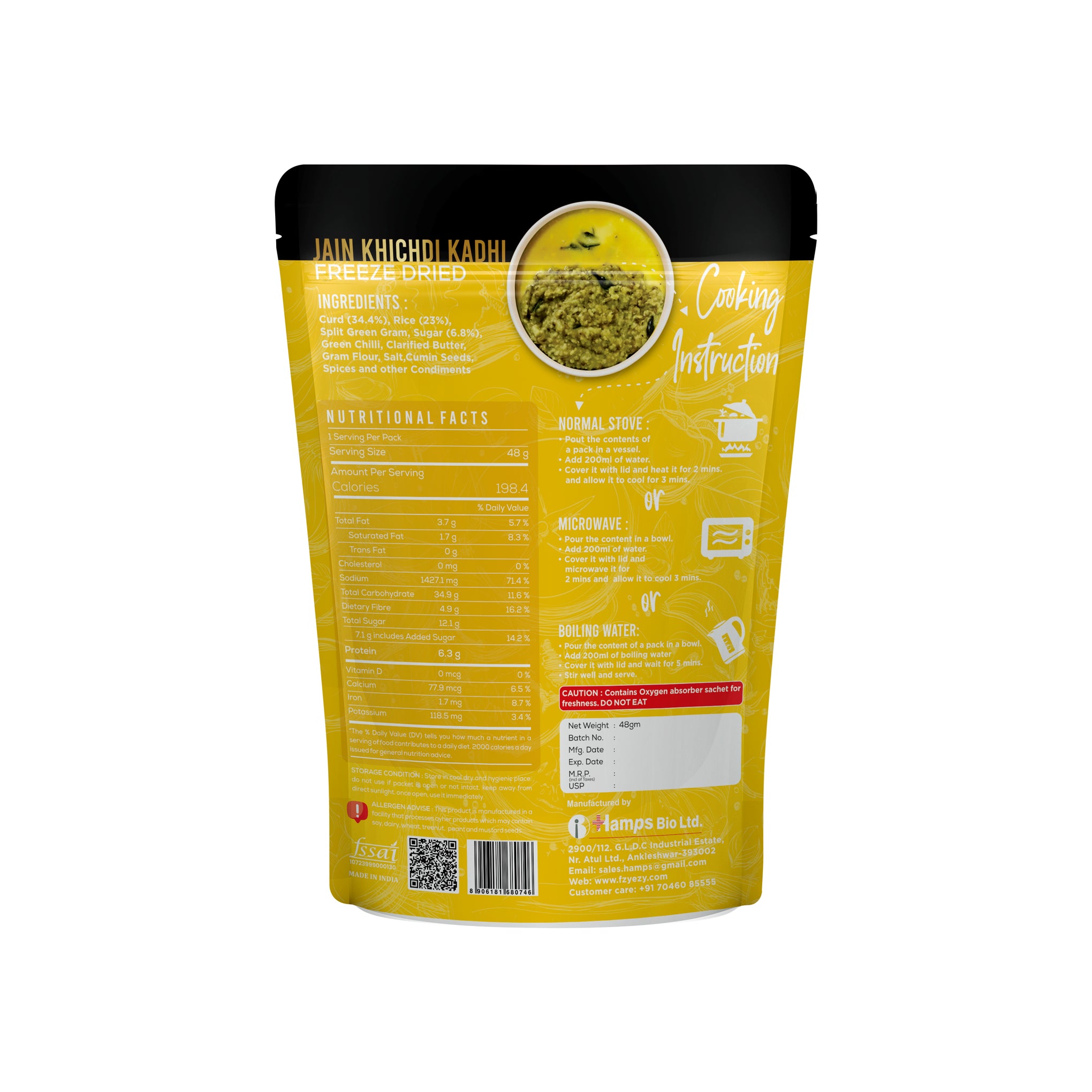 Jain Khichdi Kadhi (3 Pack)