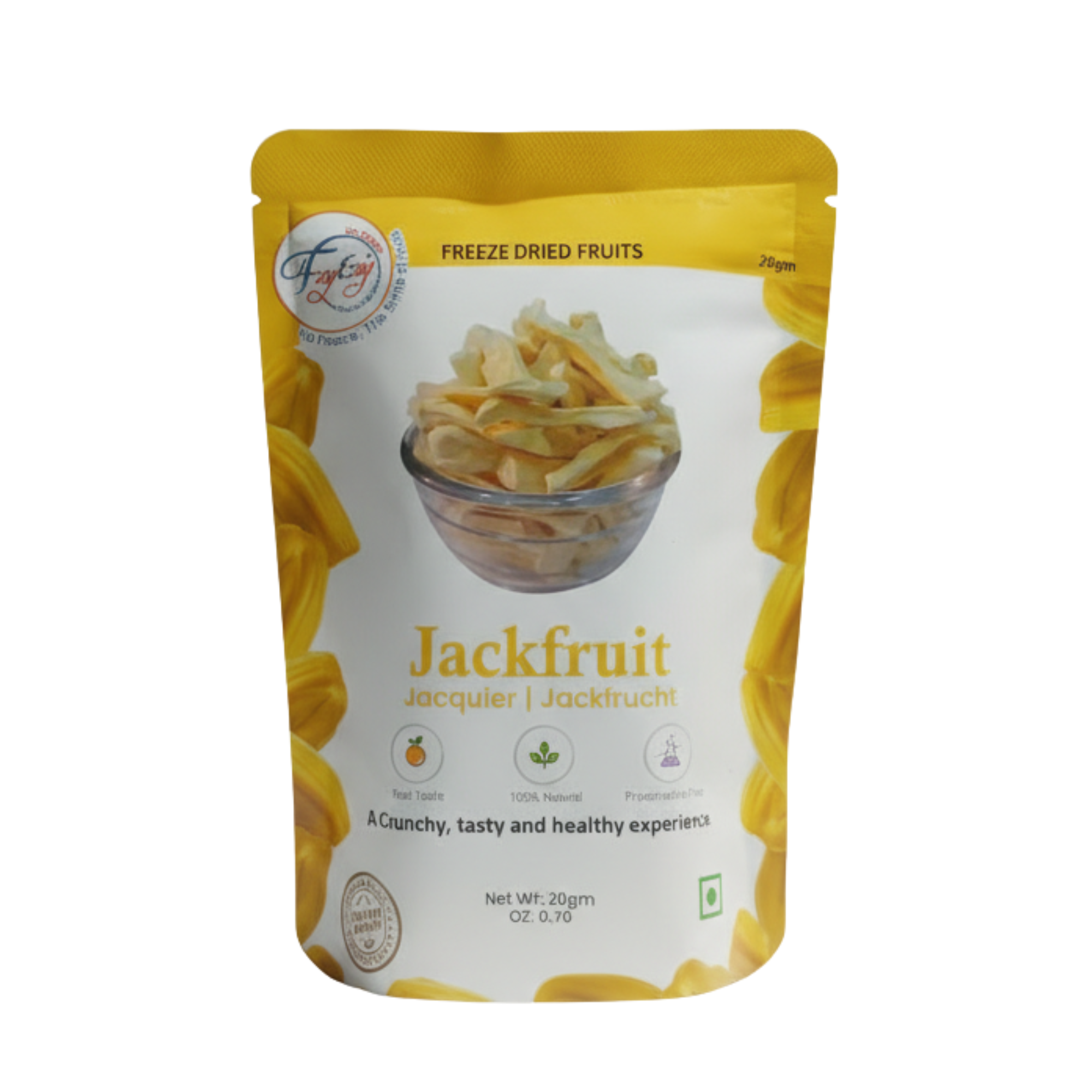 Freeze Dried Jack Fruit Slices