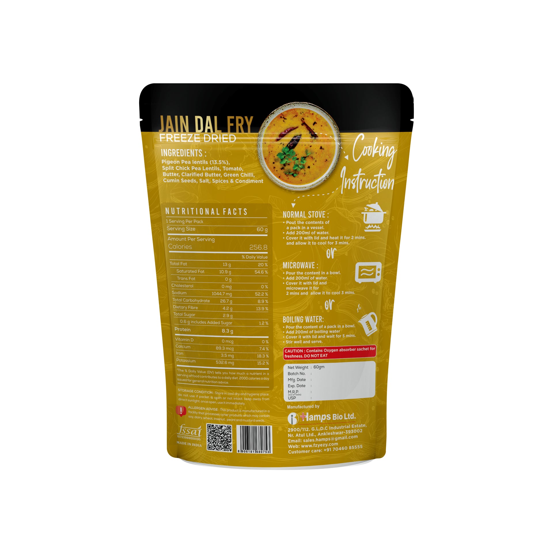 Jain Dal Fry (3 Pack)