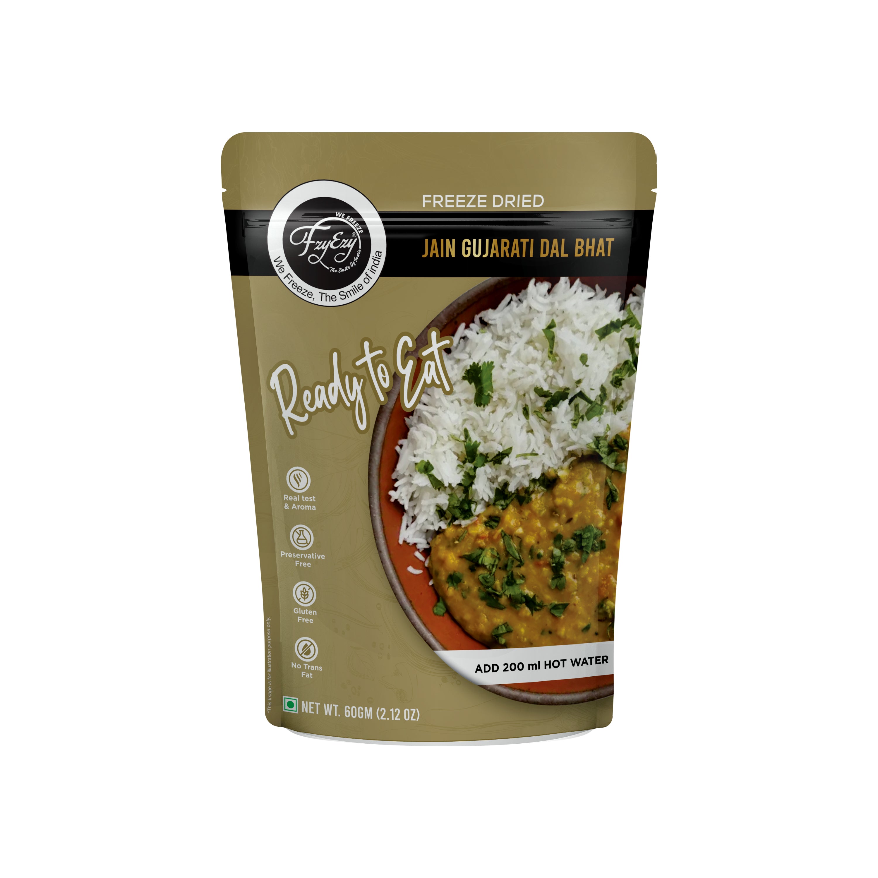 Freeze Dried Jain Gujarati Dal Bhat