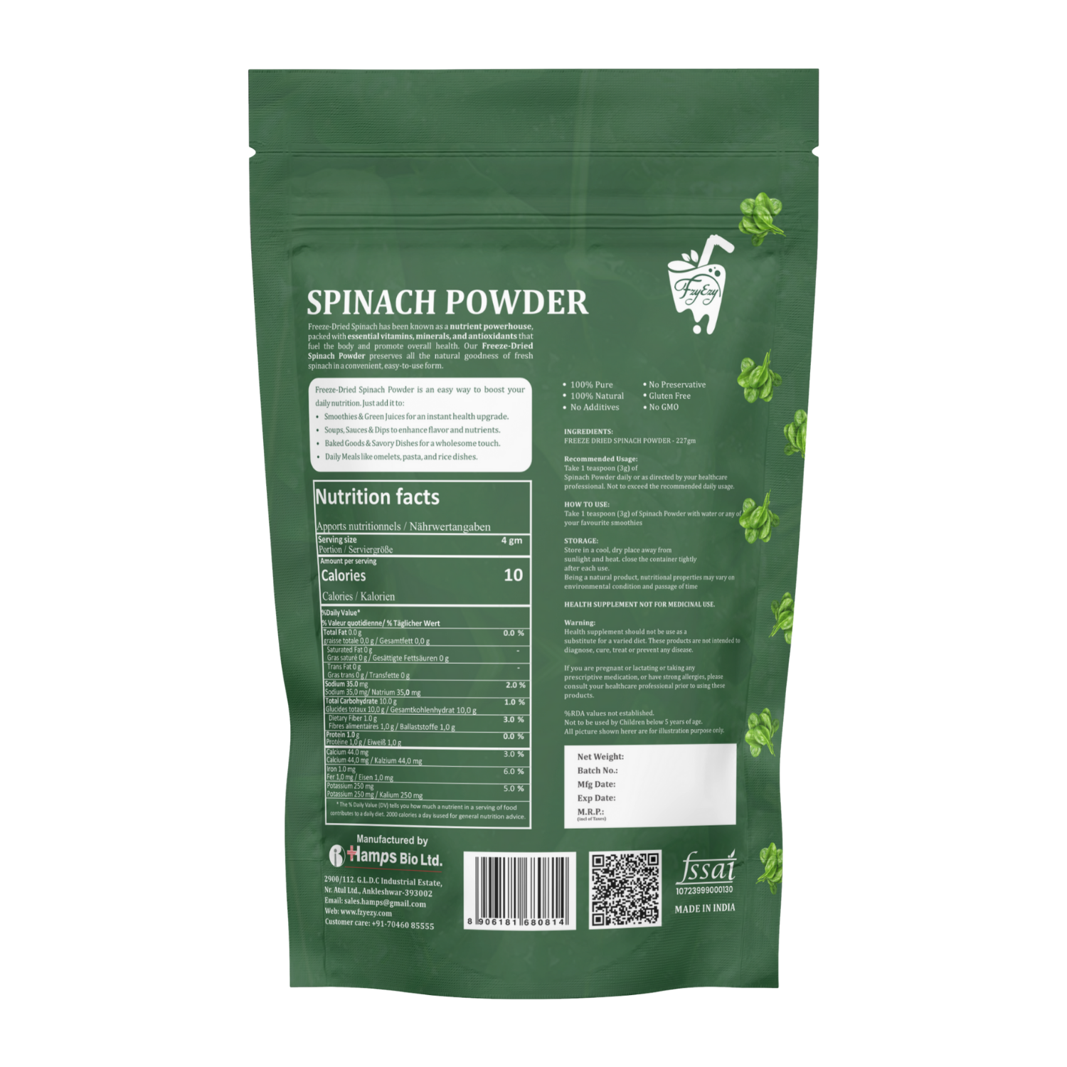 Spinach Powder