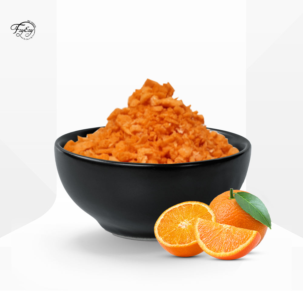 Freeze Dried Orange Peel Flakes Cut