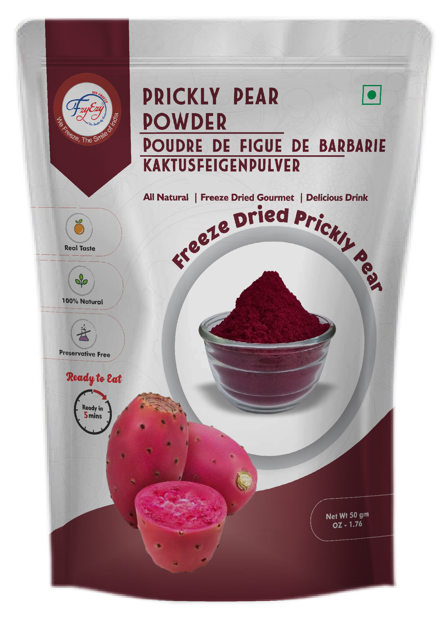 Freeze Dried Prickly Pear Powder
